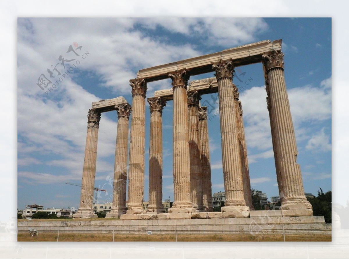 希腊帕特农神庙图片
