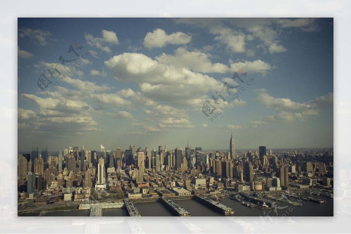 纽约曼哈顿俯瞰图片
