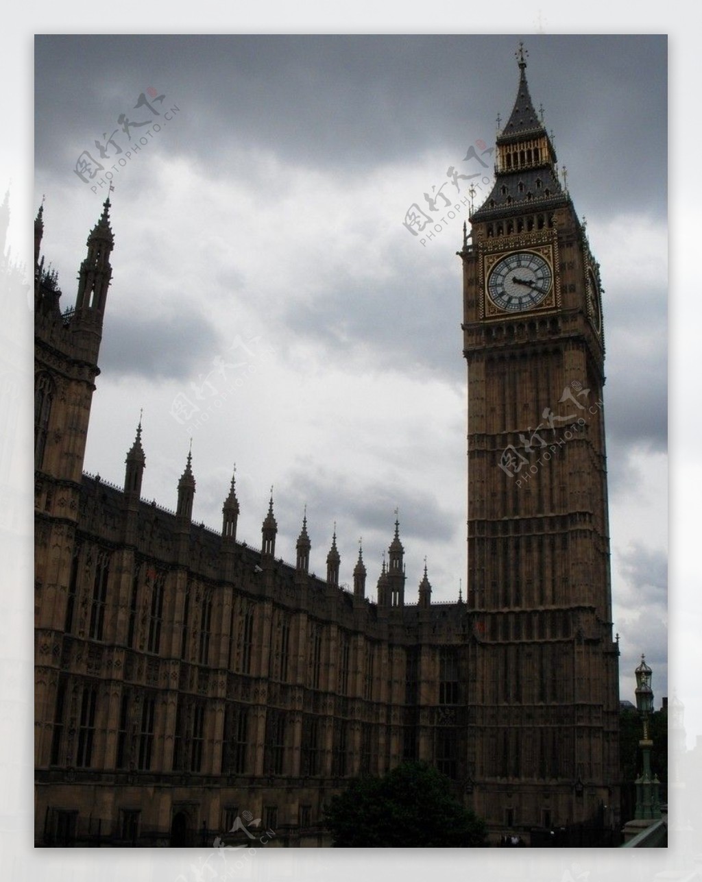伦敦国会大厦钟楼图片