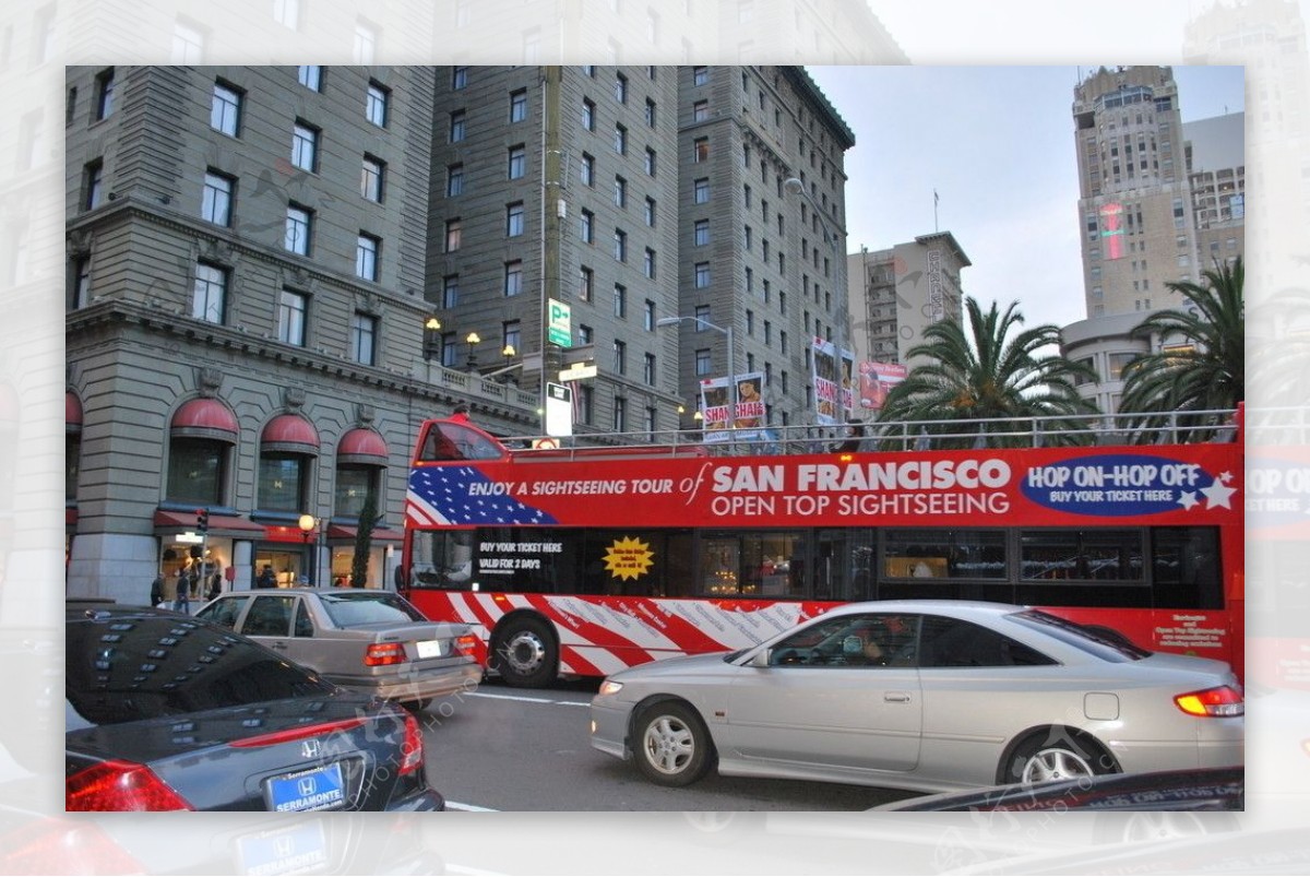 旧金山联合广场街景图片