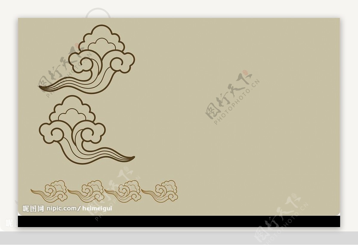 韩国古代矢量精美花纹图片