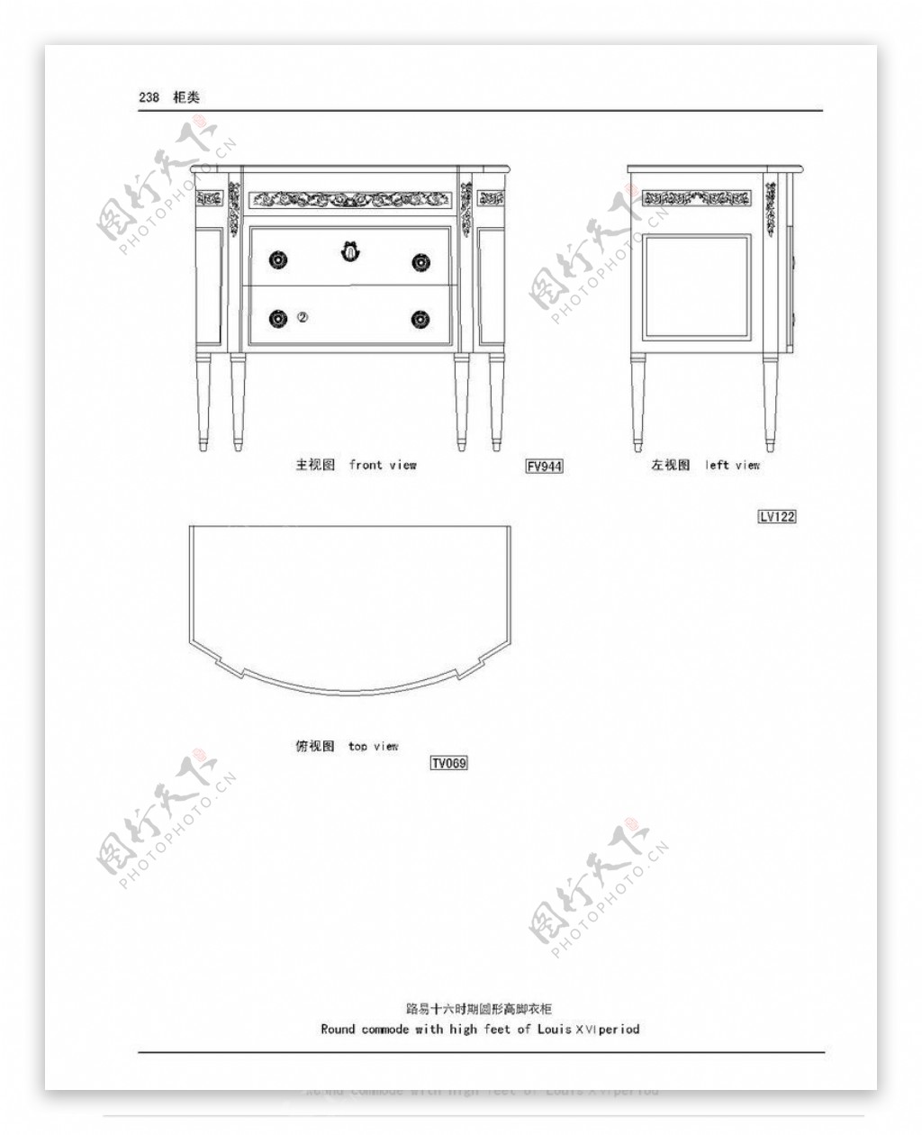 欧式家具图图片