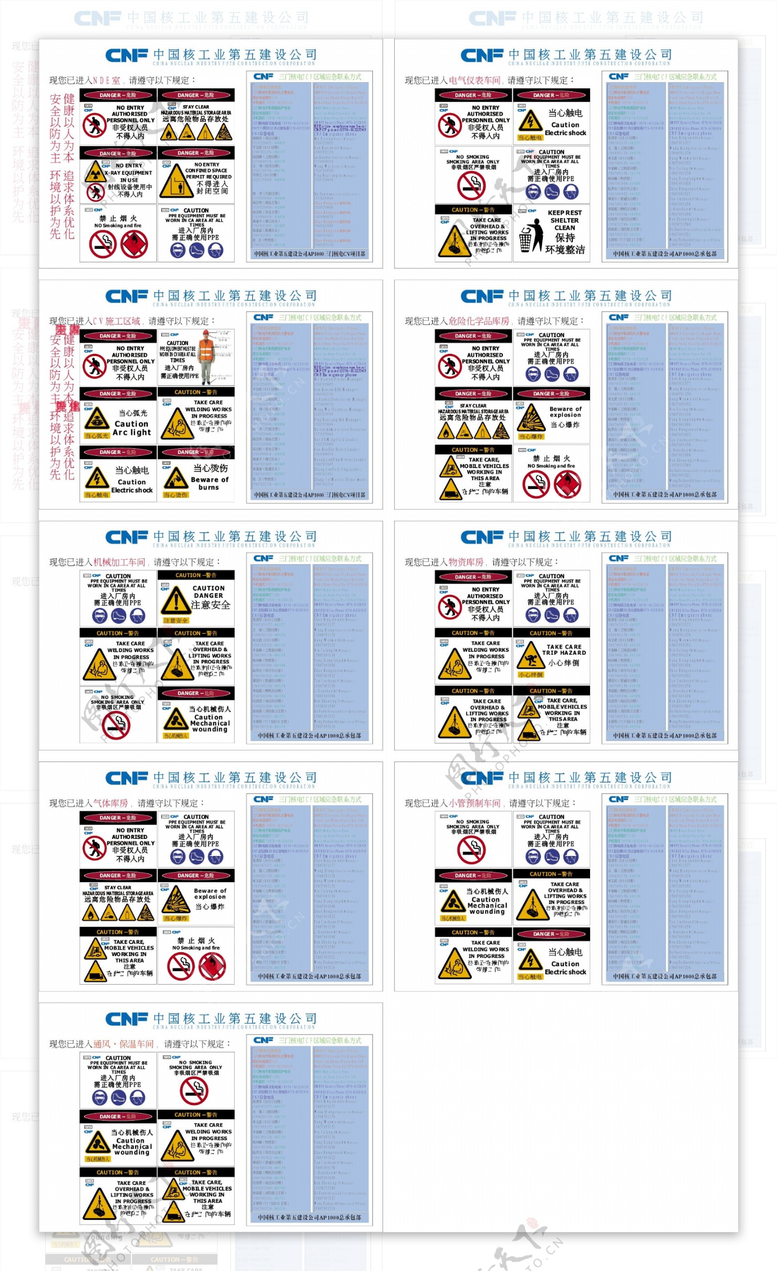 核电安全标识展板图片