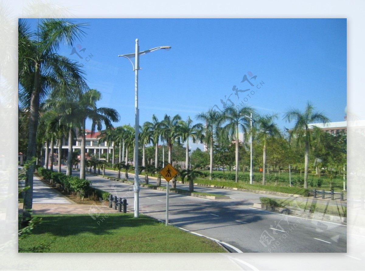 马来西亚园林式街道图片