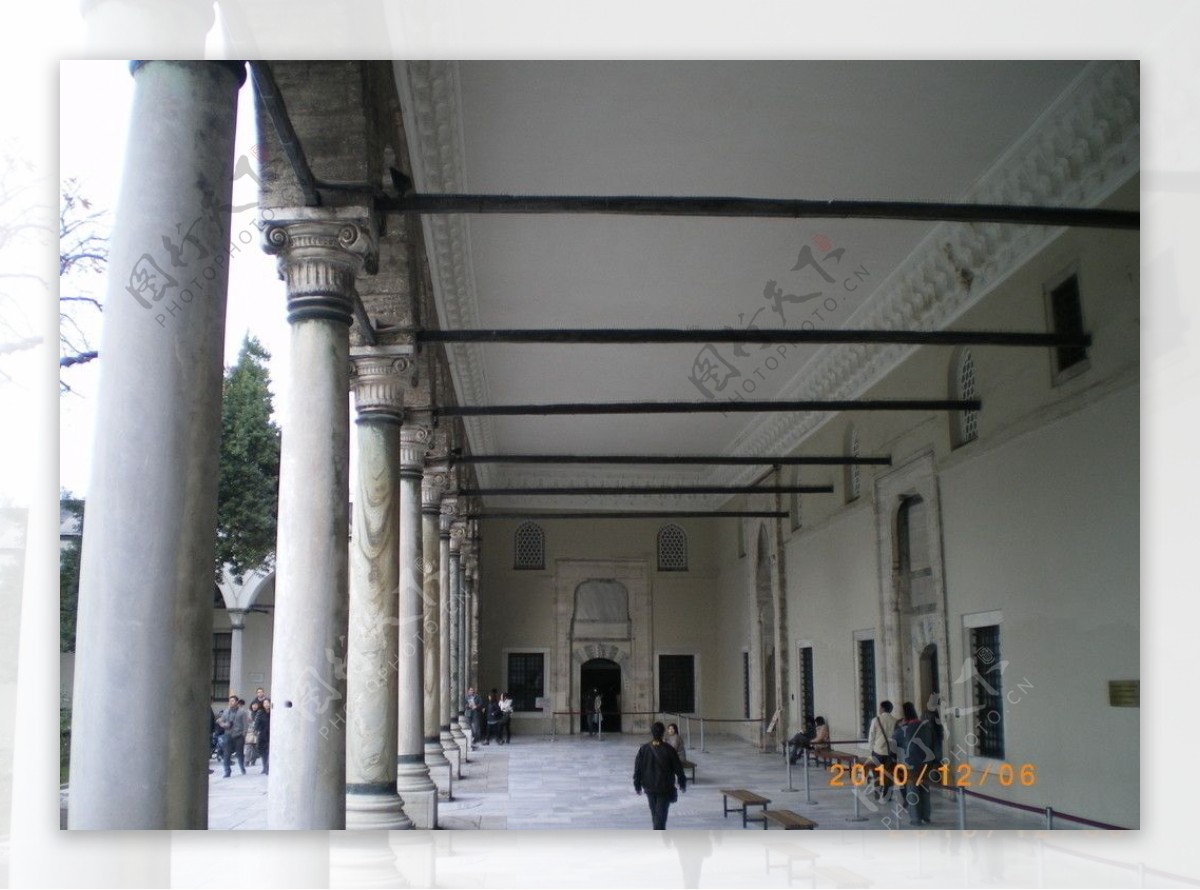 皇宫外廊图片