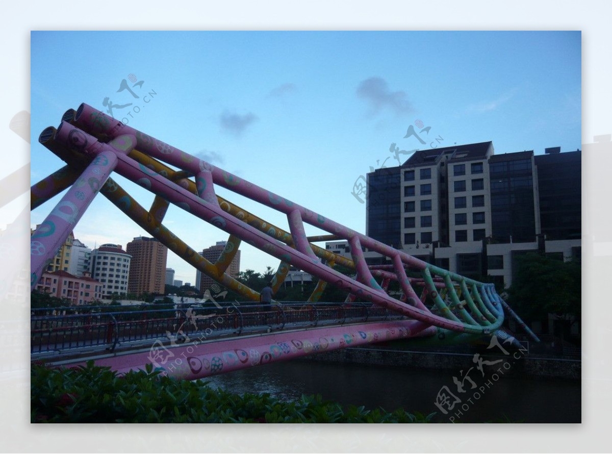 新加坡的桥图片