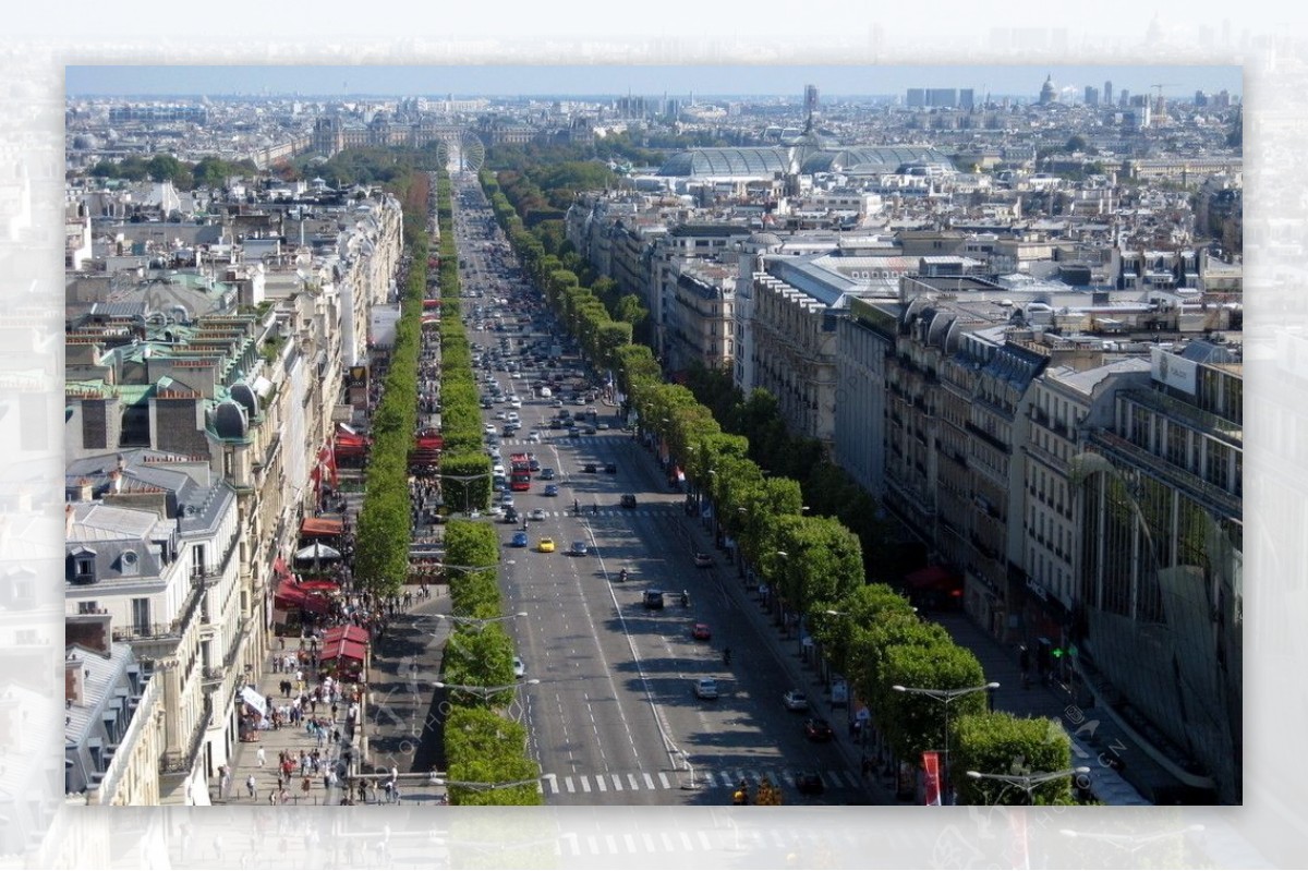 巴黎香榭丽大街图片