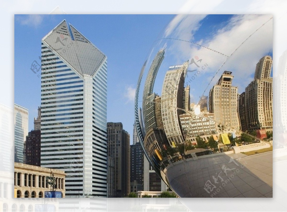 芝加哥风景图图片