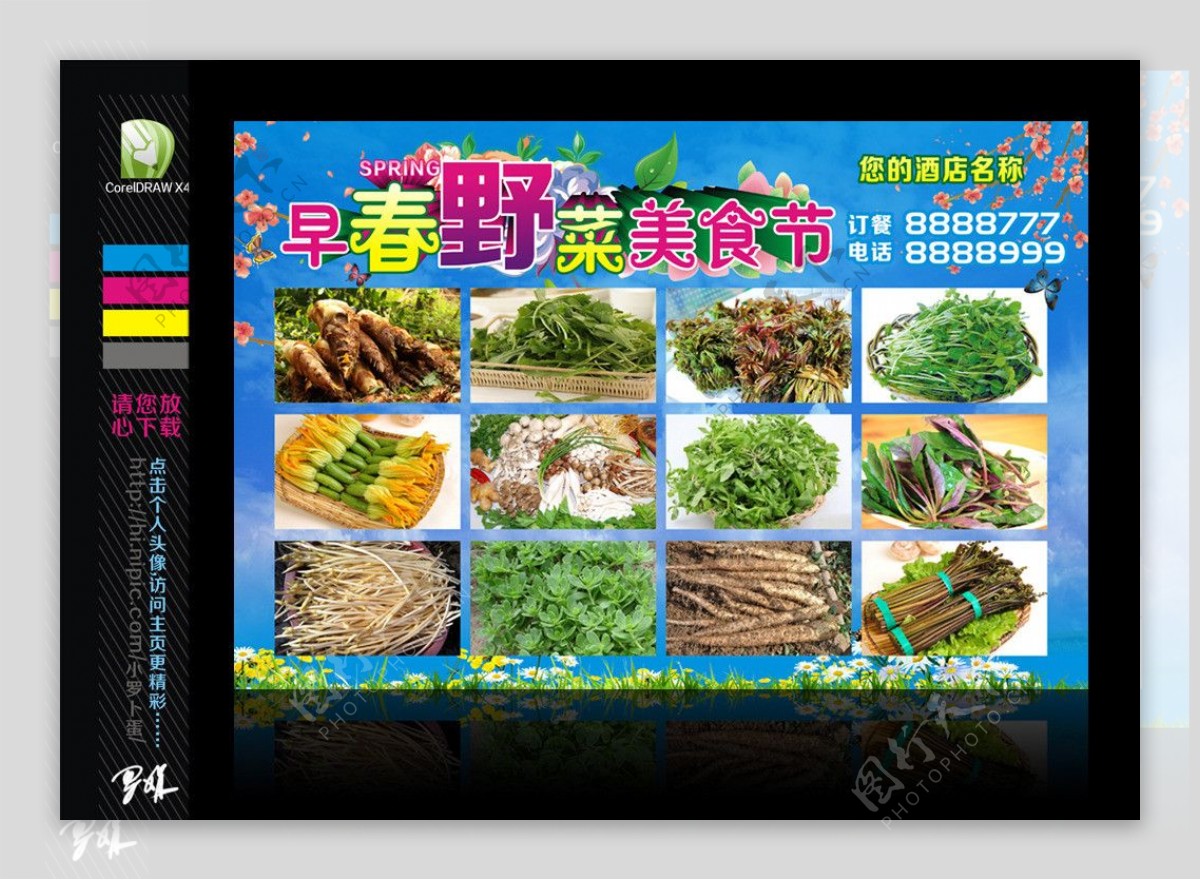 春季野菜美食节图片