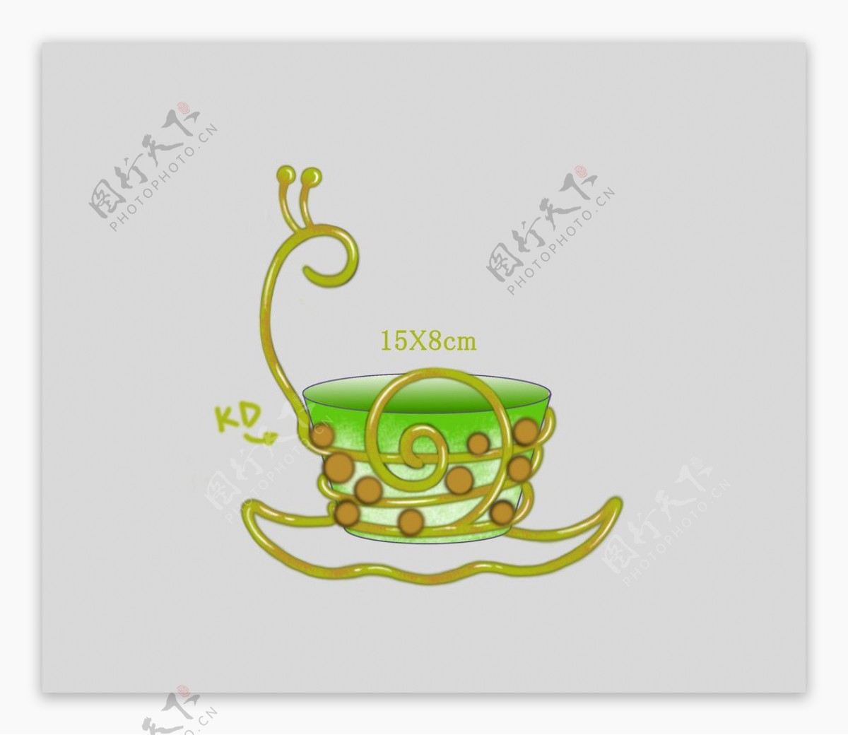 花园蜗牛花盆花缸图片