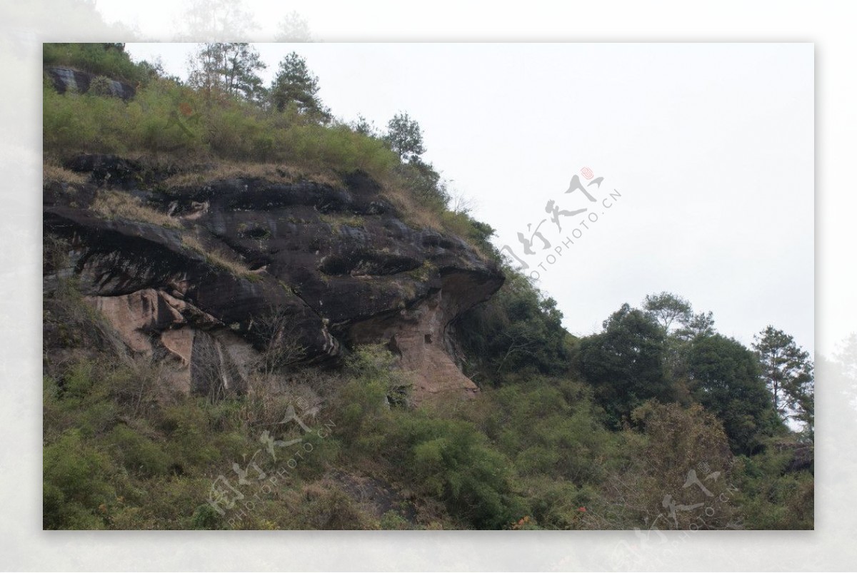 武夷山蛤蟆岩图片