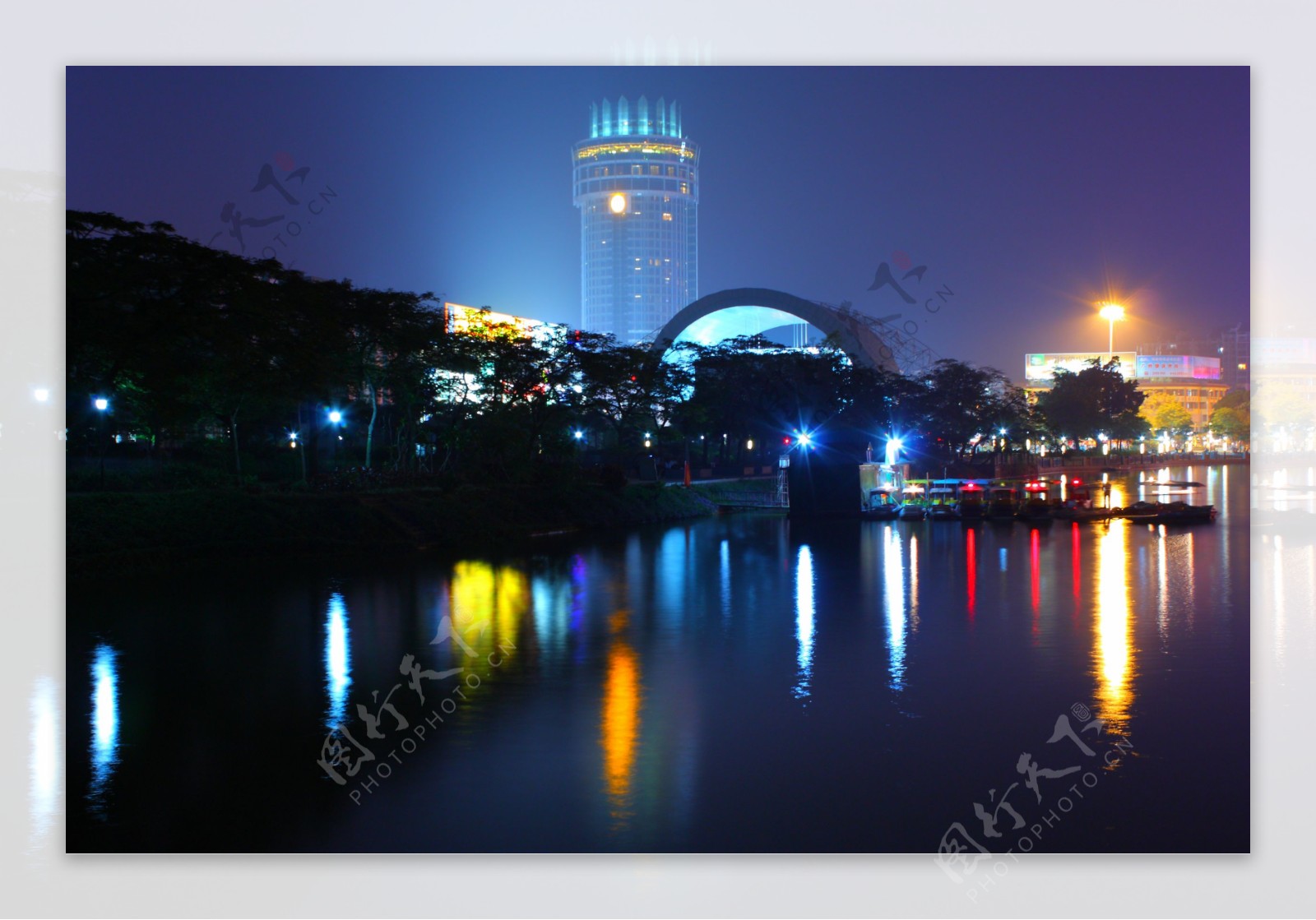 城市夜景图片