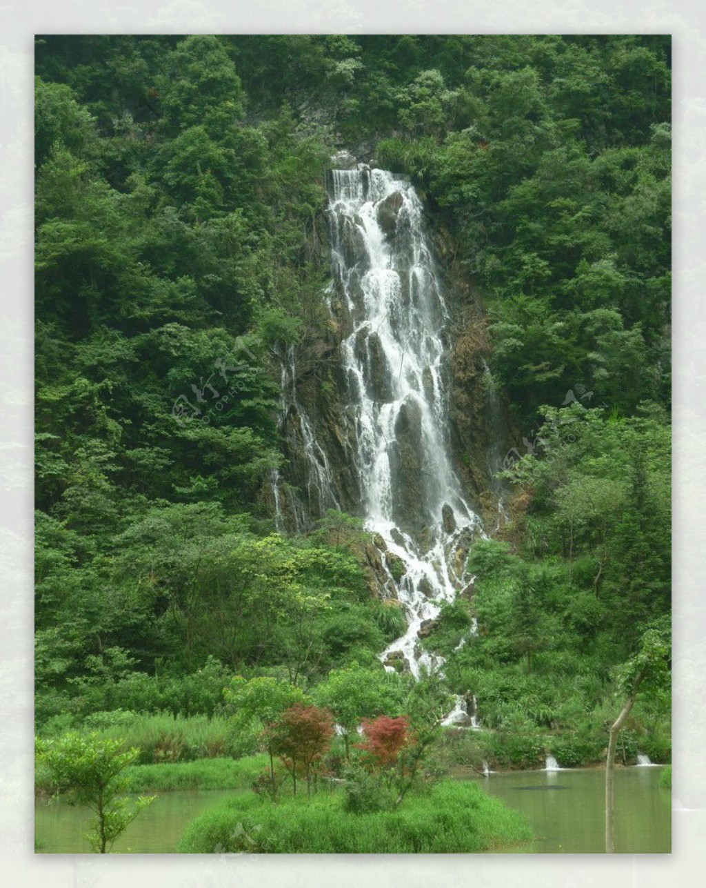 小七孔景区拉雅瀑布图片