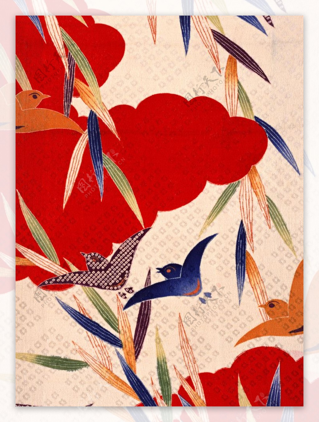 日本布料花纹图片