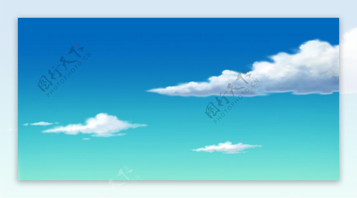动画背景天空流云图片