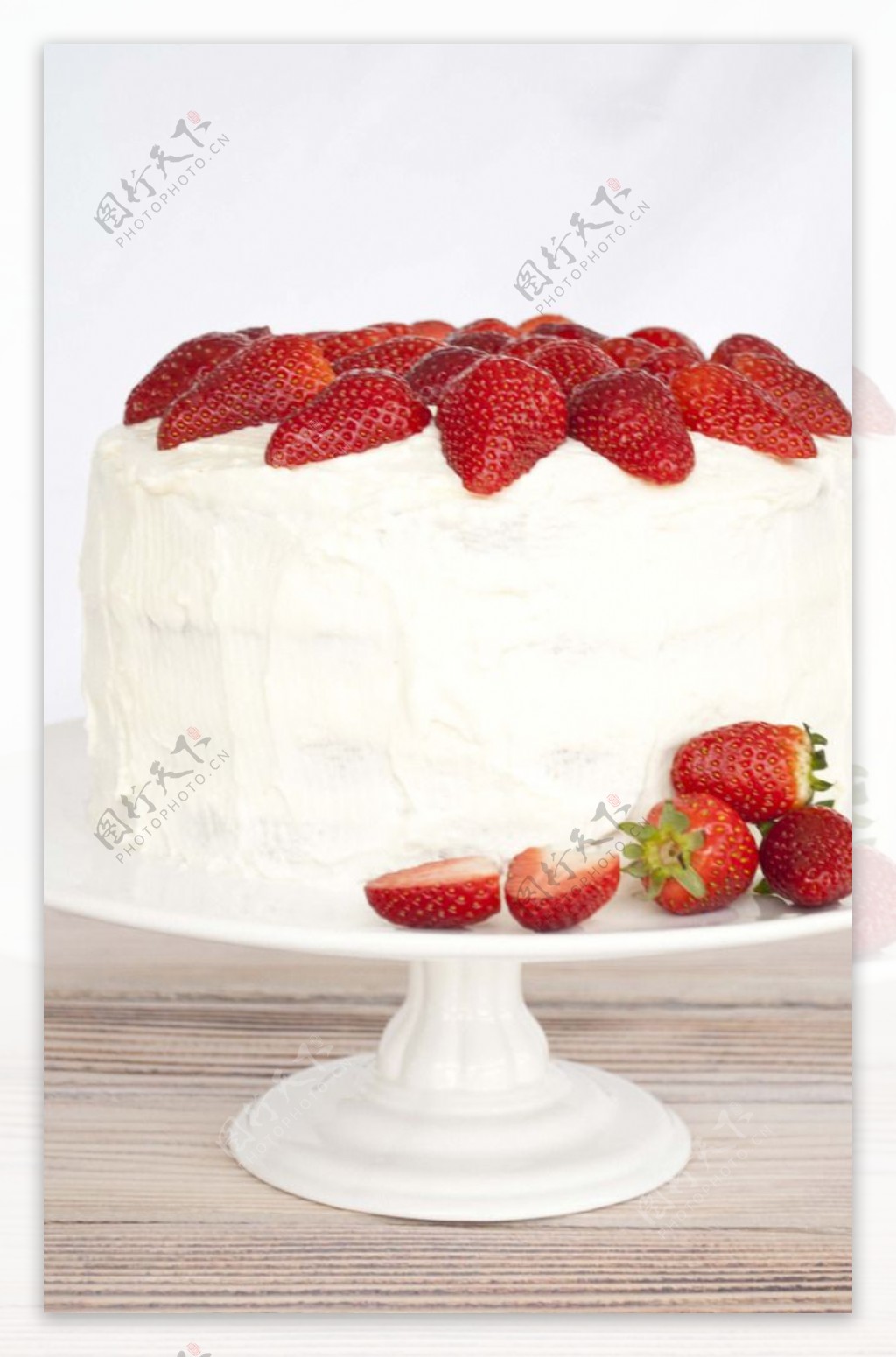 草莓结婚蛋糕图片