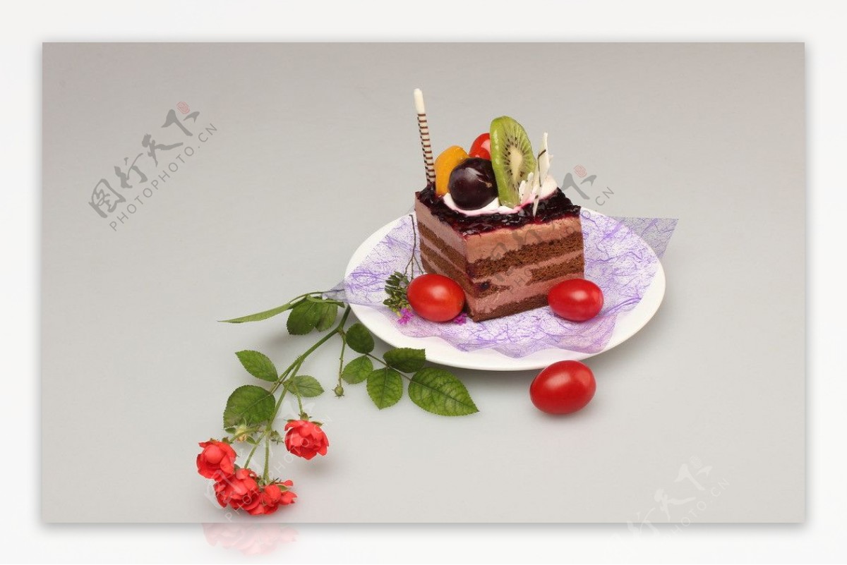 蛋糕水果产品摄影图片