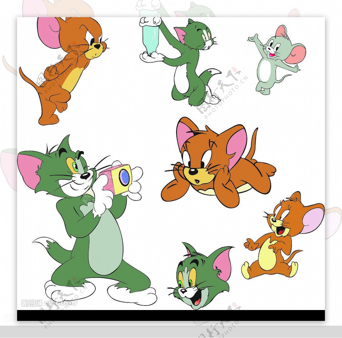 迪斯尼卡通猫和老鼠图片