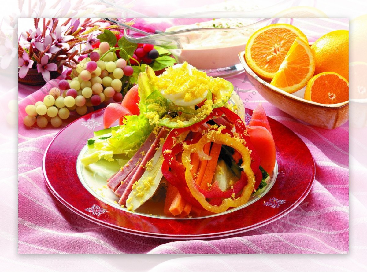 自制海鲜蔬菜沙拉图片2560x1600分辨率下载,自制海鲜蔬菜沙拉图片,图片 - IOS桌面