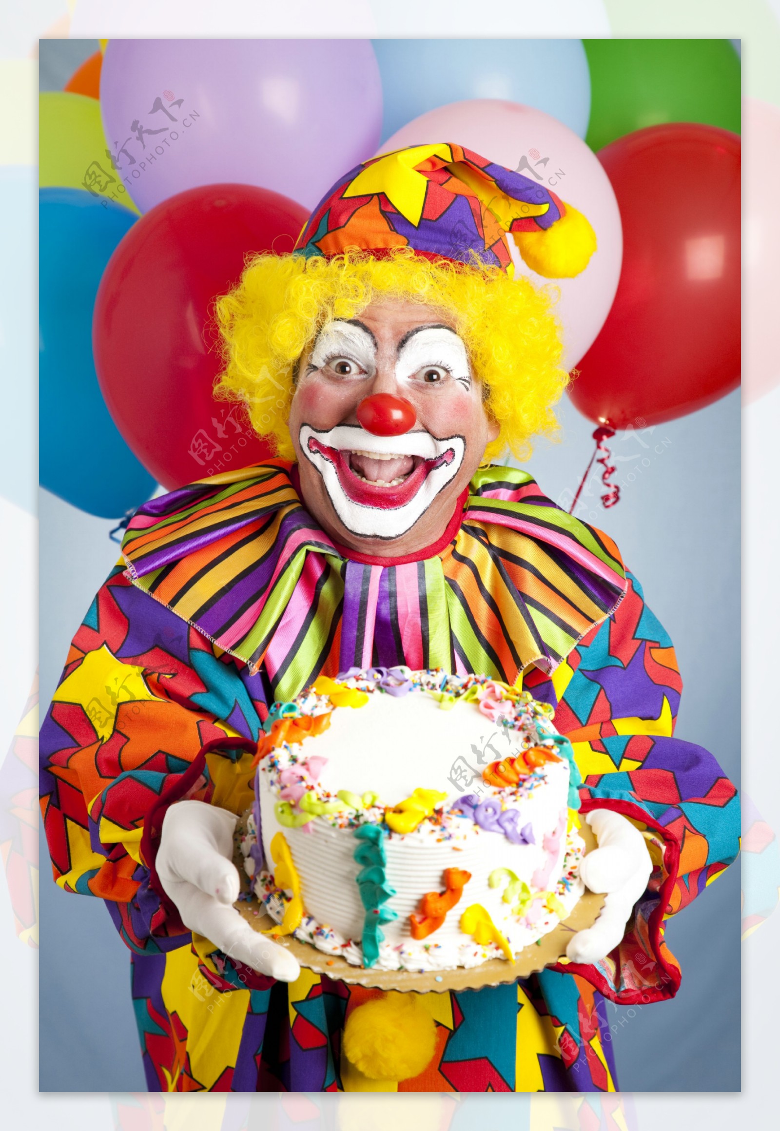 生日派对上的小丑图片