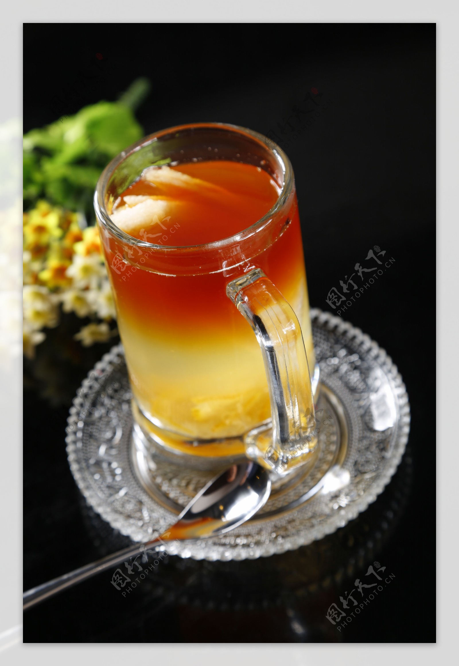 雪梨柚子茶图片