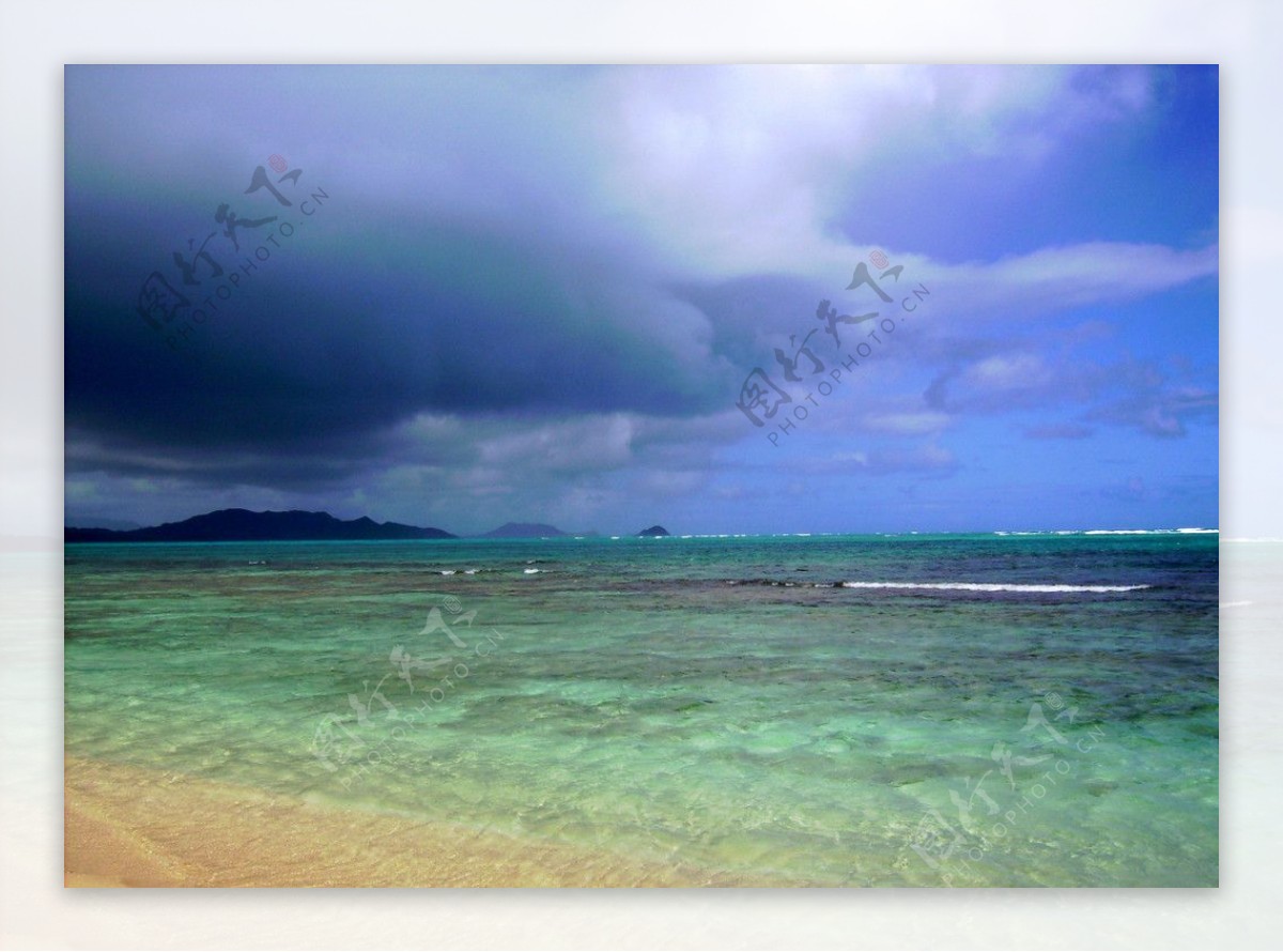 美麗的瓦胡島海濱图片