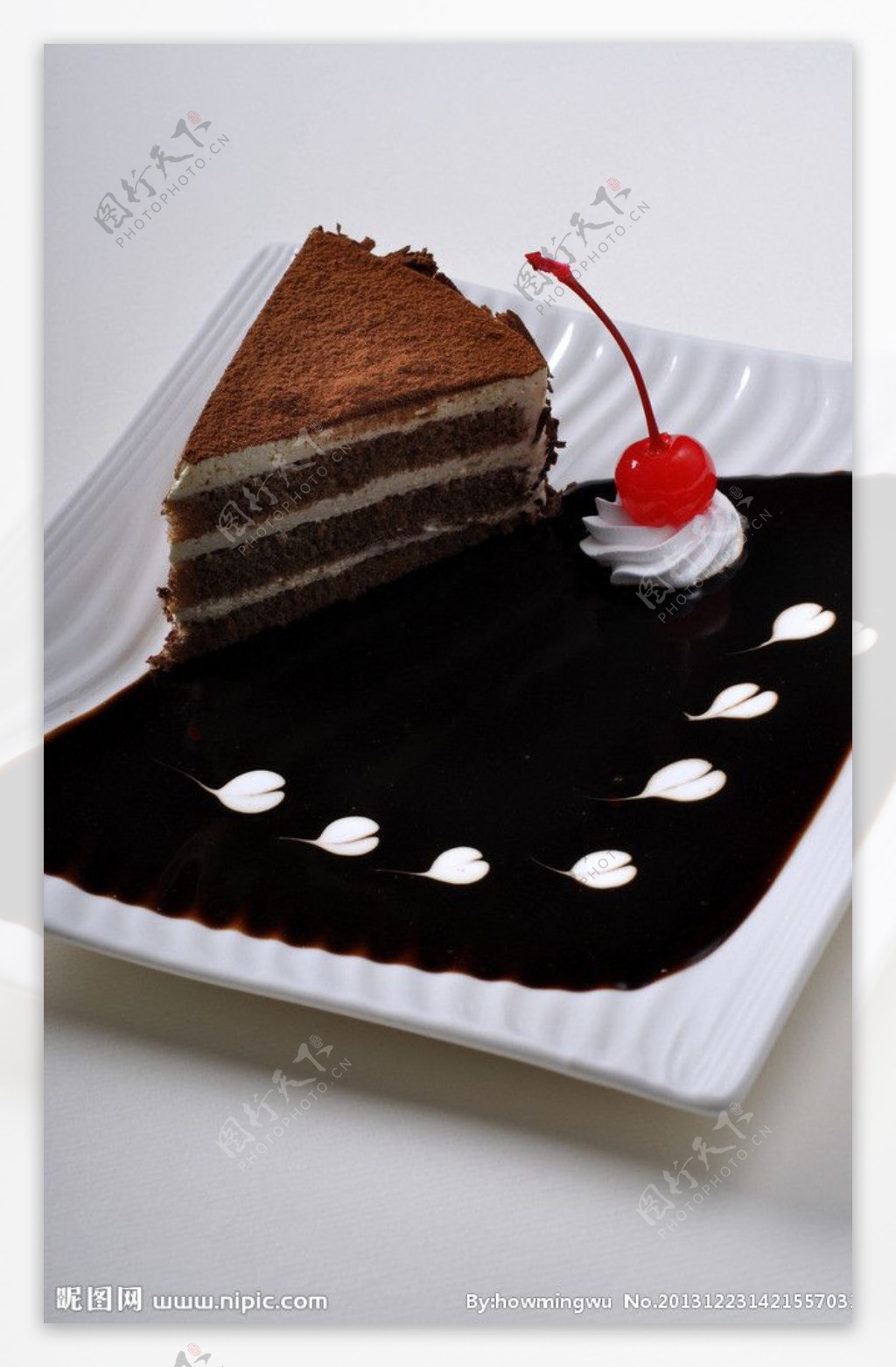 巧克力面包蛋糕图片