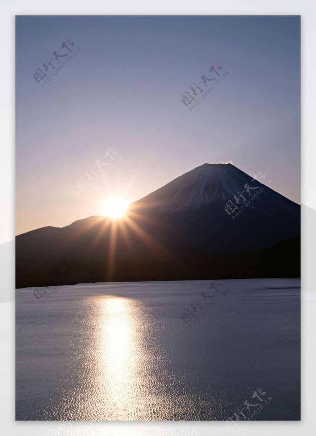 夕阳西下图片