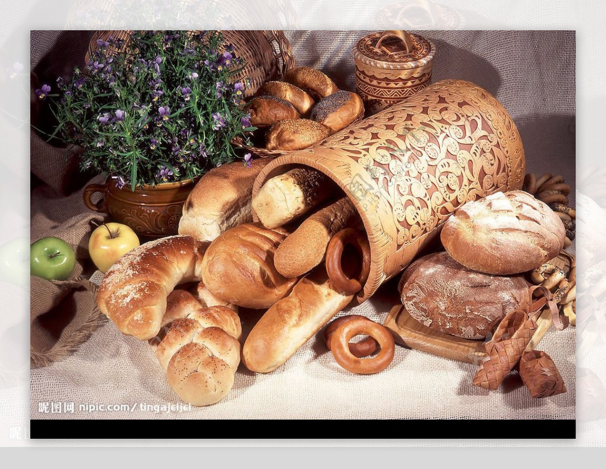 面包大集合图片
