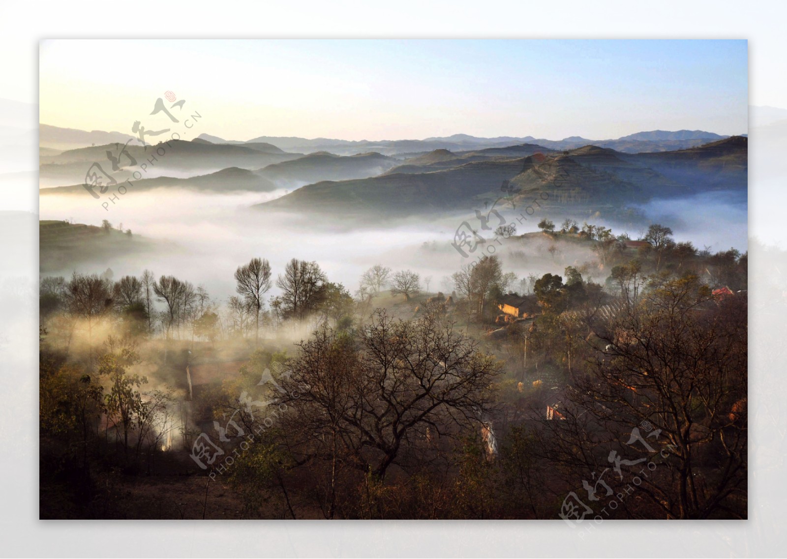 山村风光图片