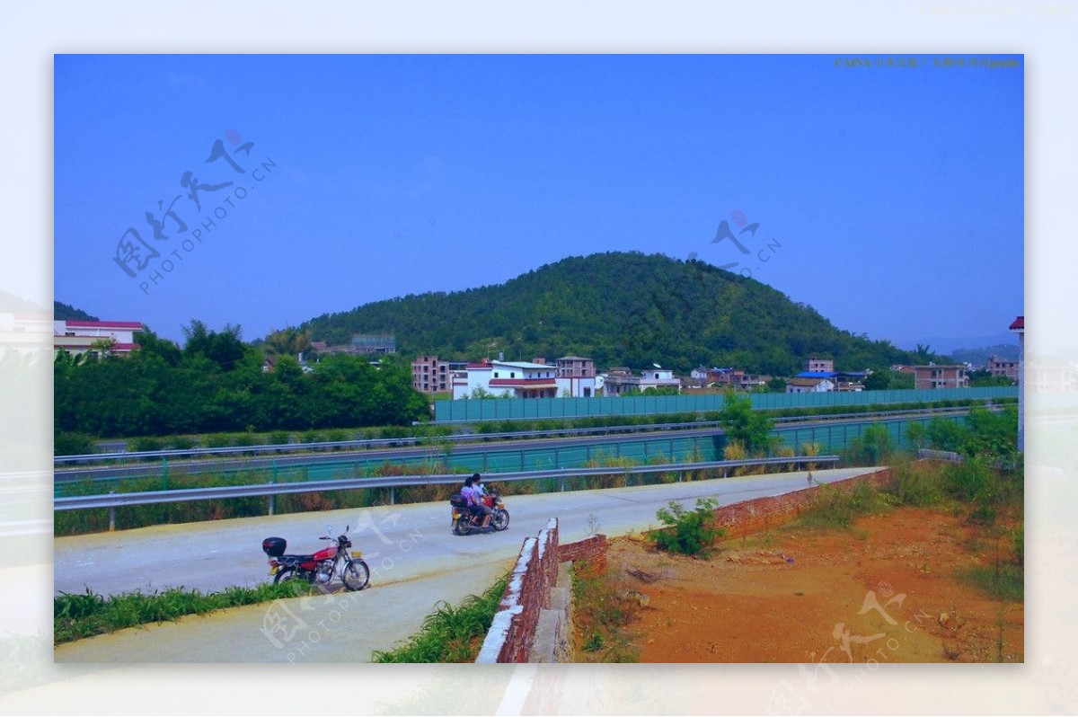 山水梅州交通风景图片