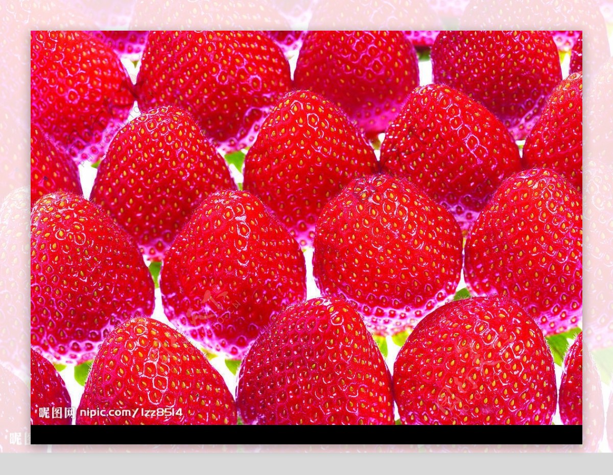 一堆草莓图片