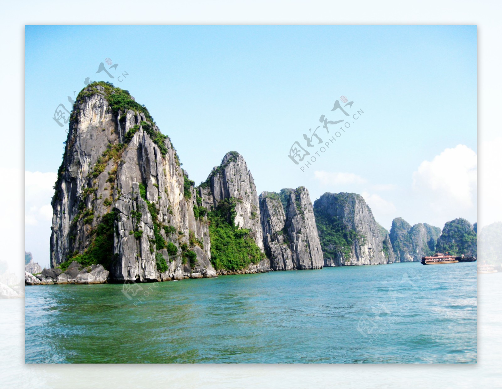 越南下龙湾山水图片