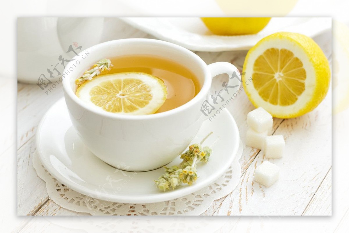 一杯柠檬茶图片