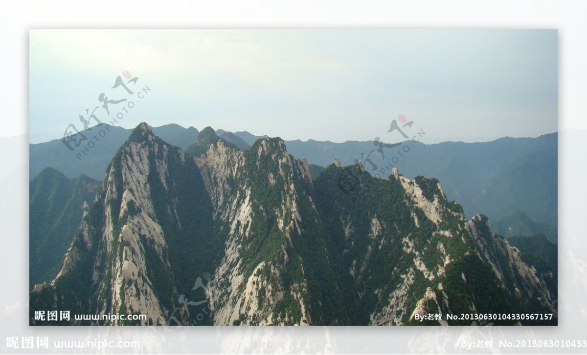 西岳华山图片