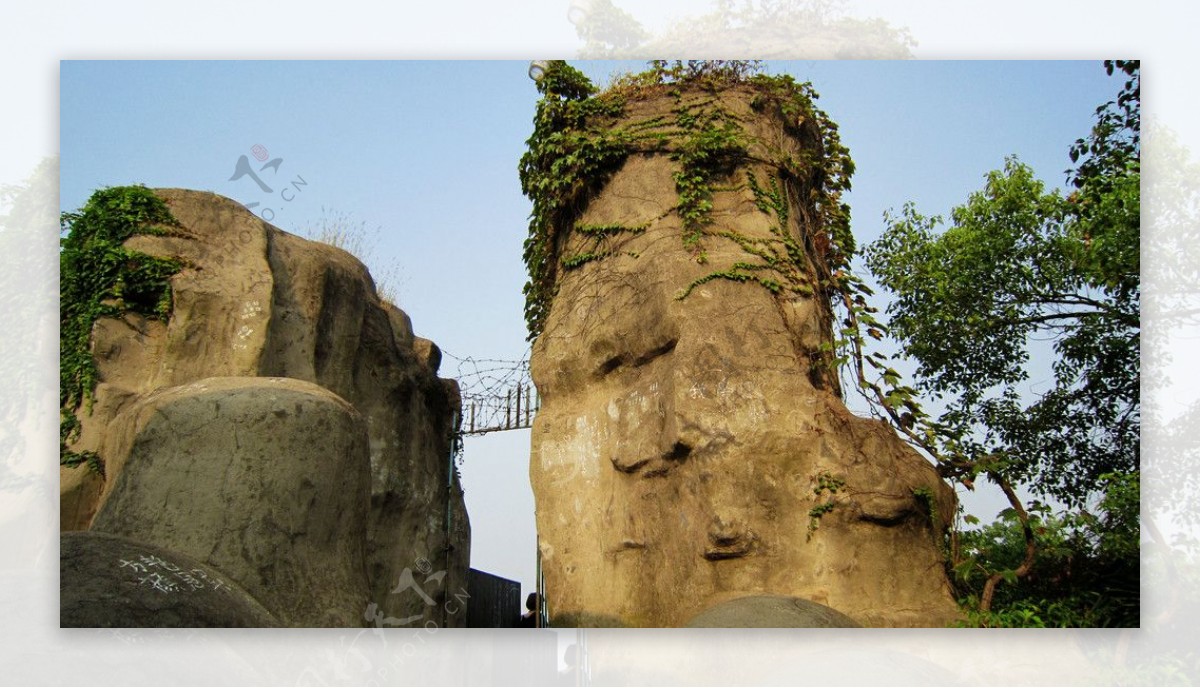 湘潭雨湖公园石山图片