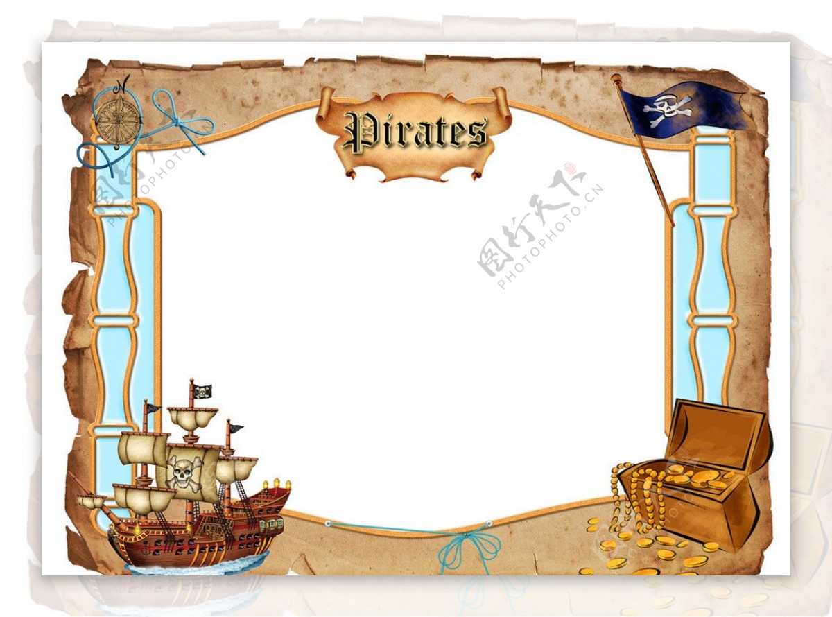 海盗主题相框图片