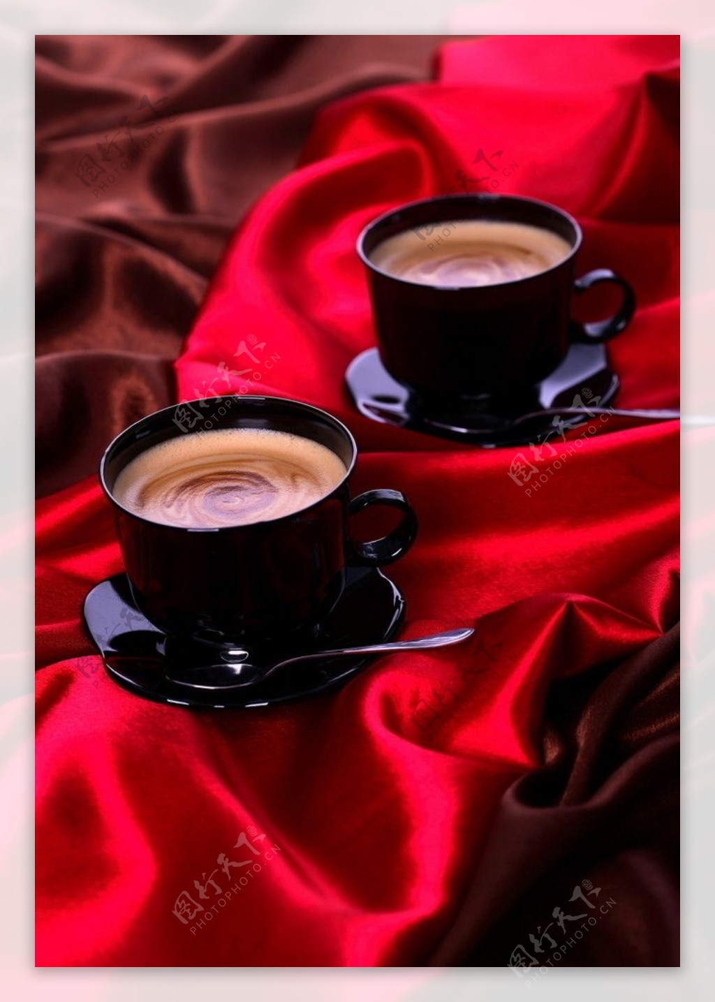 丝绸咖啡图片