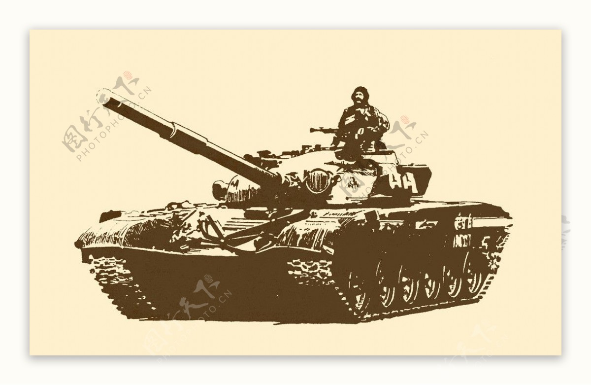 前苏联t72坦克图片