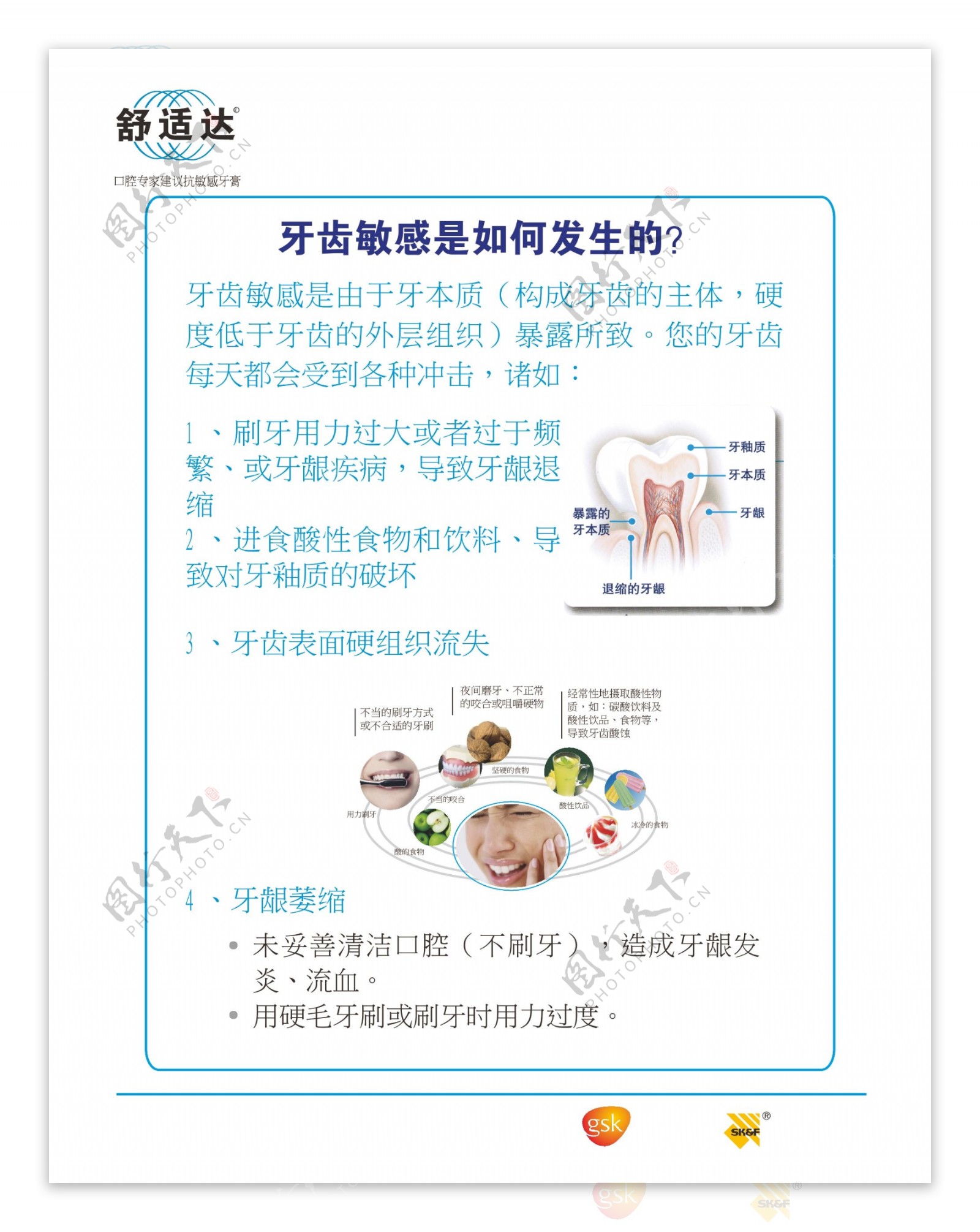 舒适达展板图片