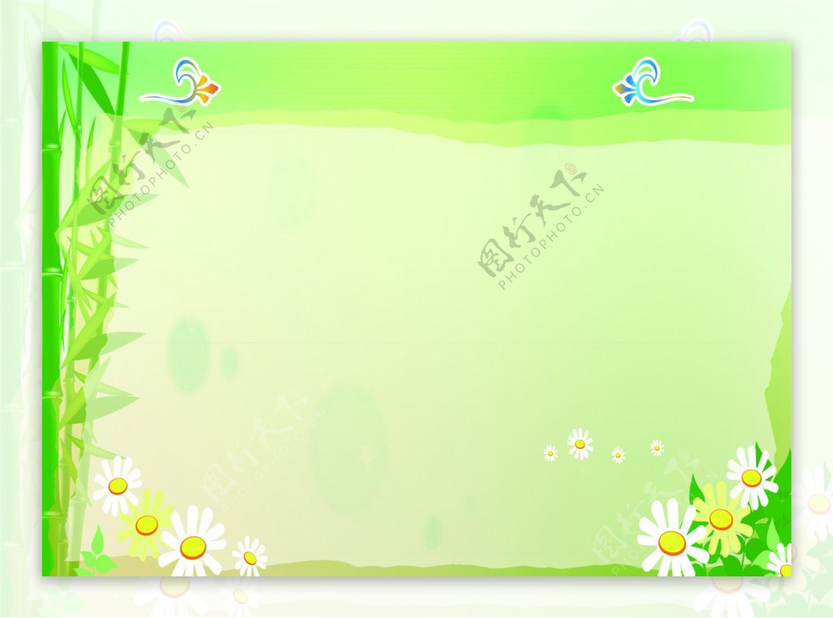 绿色背景展板背景图片
