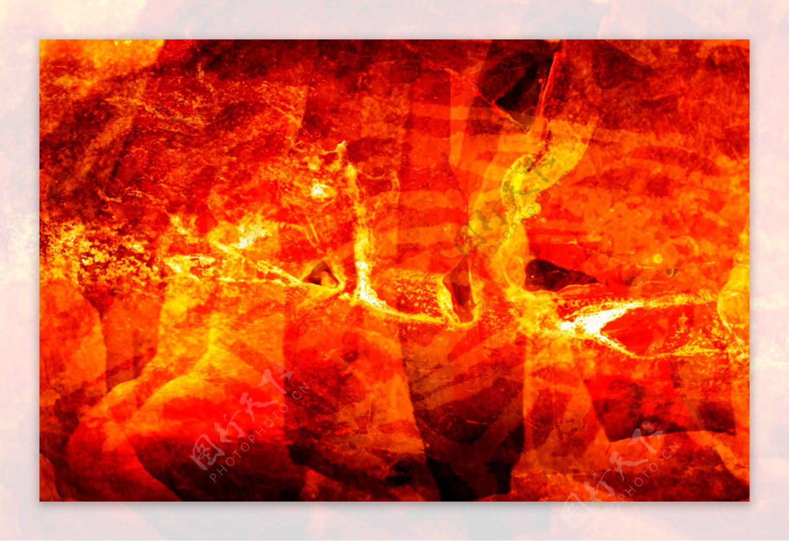 火焰红色风格背景素材图片