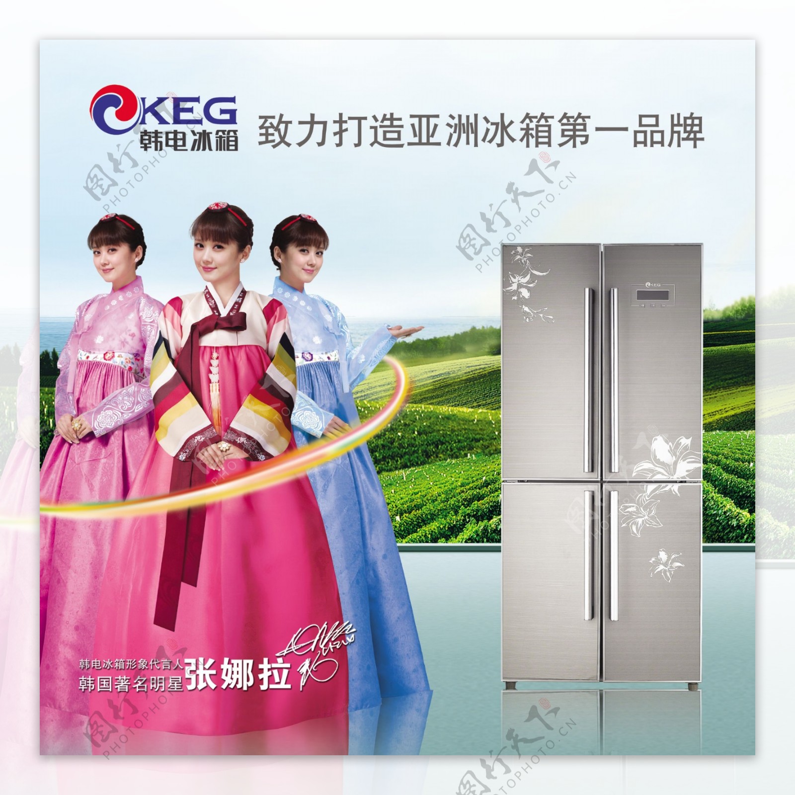 韩电冰箱图片