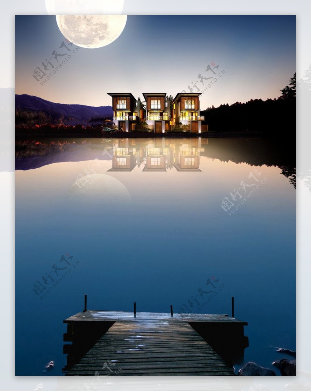 月光别墅图片