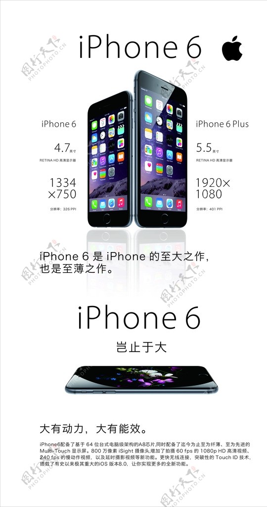 iPhone6竖款广告图片