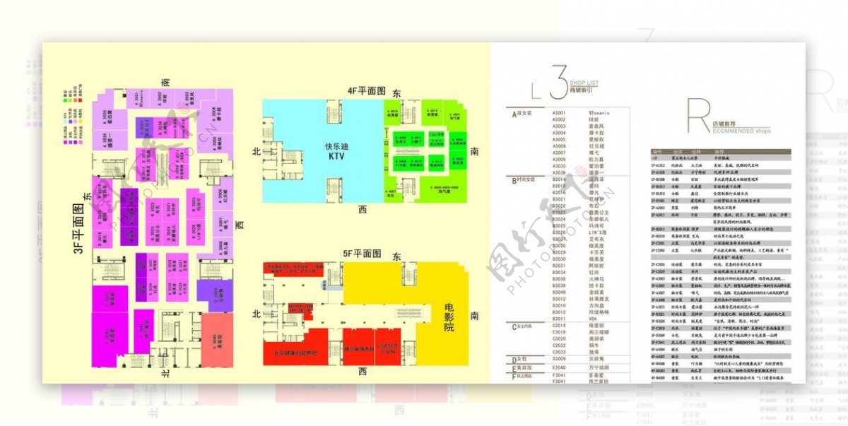 商场购物指南图片