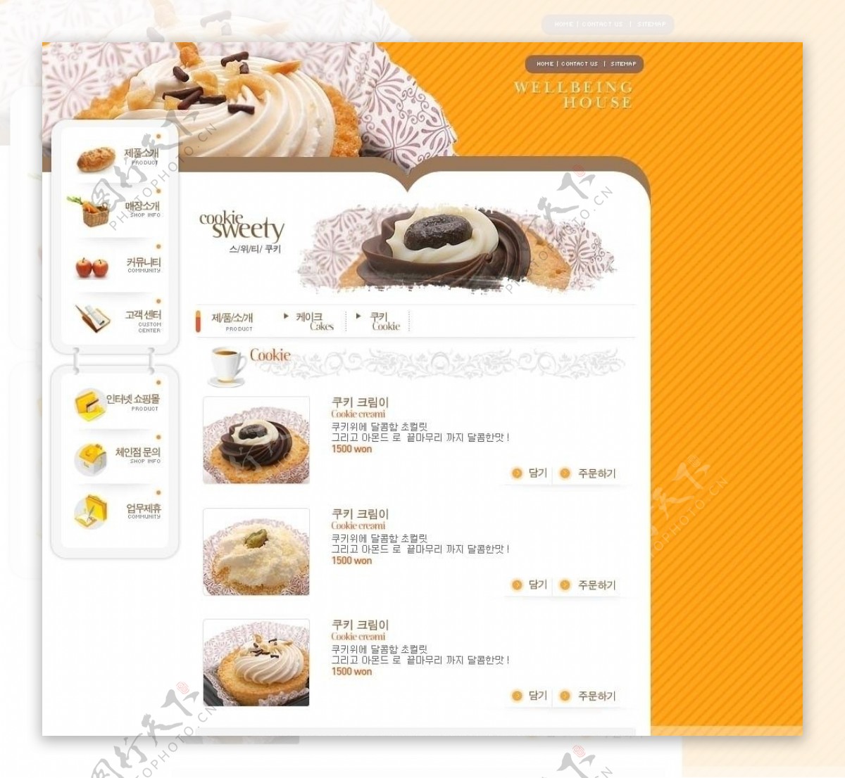 韩国美食网页图片