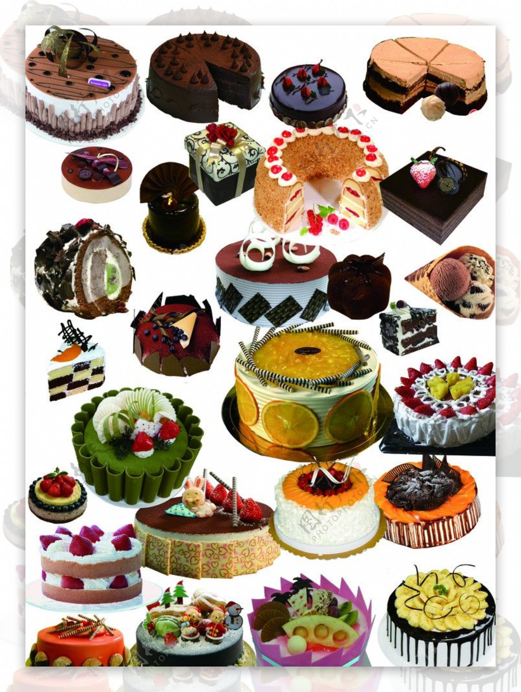 蛋糕蛋糕素材蛋糕分层图图片