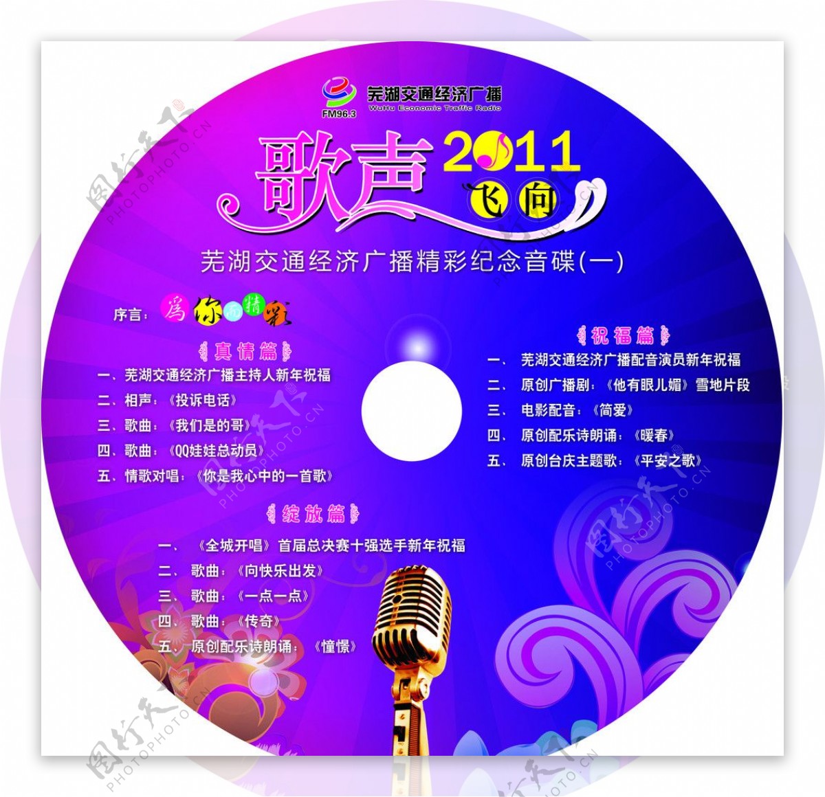 芜湖广电歌声飞向2011碟片图片