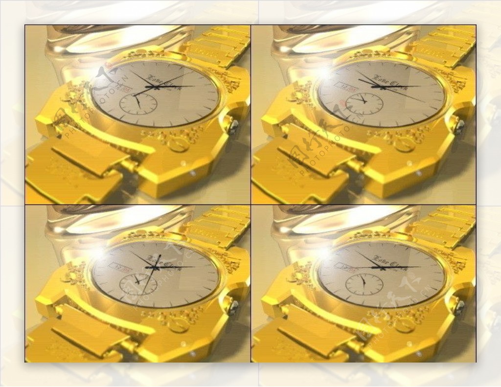 金色手表素材图片